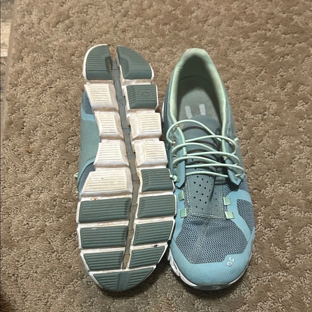 On Running Women's different shades of teal Athletic Shoes - Picture 3 of 4